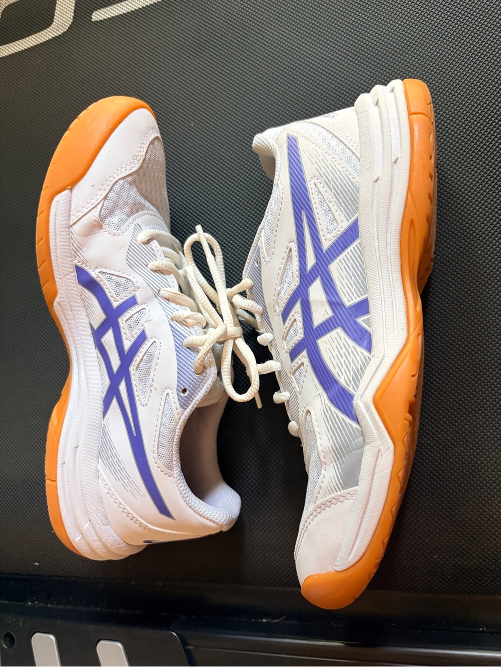ASICS Women's Upcourt 5 in White/Blue Violet - Picture 6 of 11